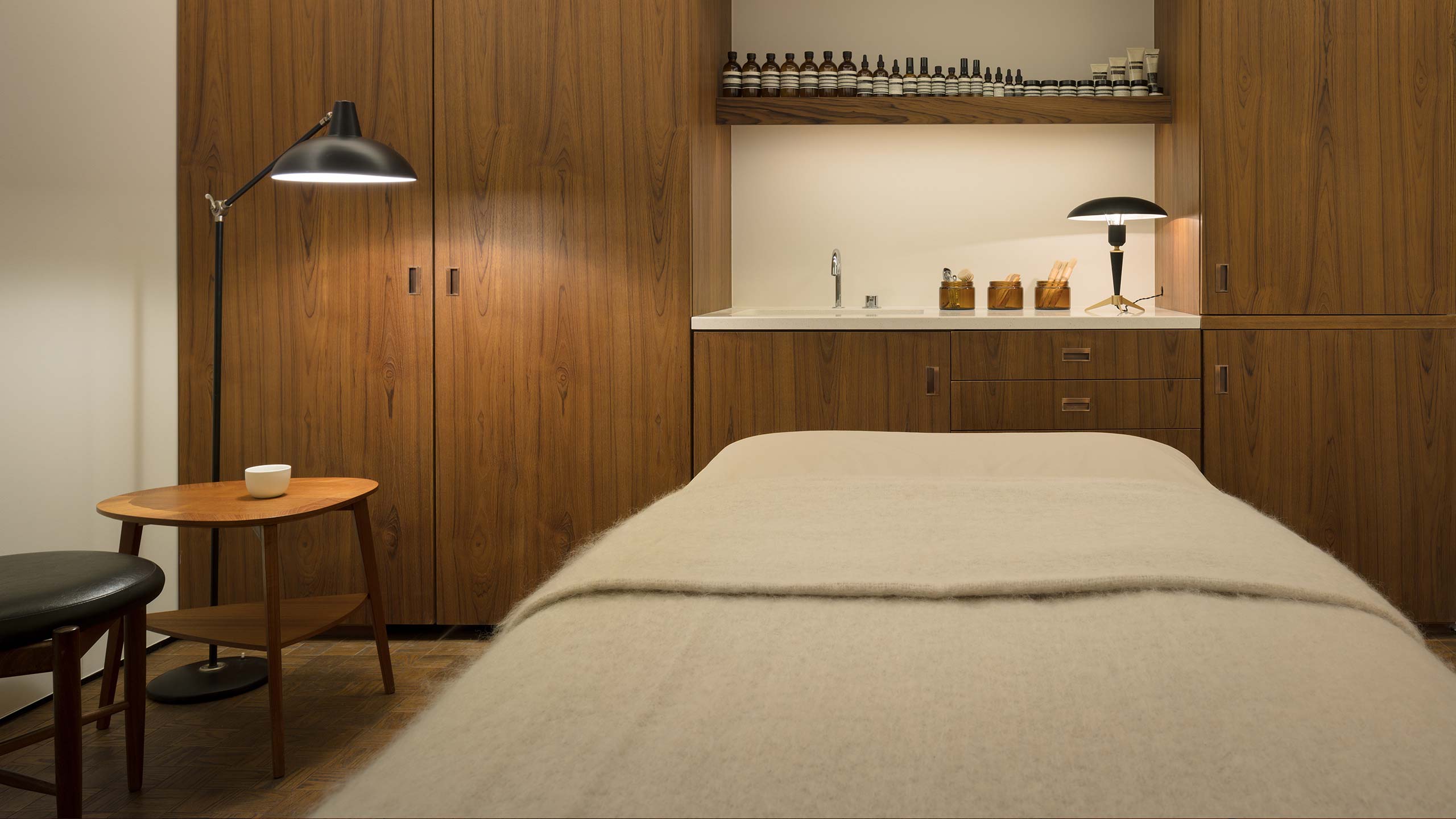 Aesop Tokyo facial treatment room interior