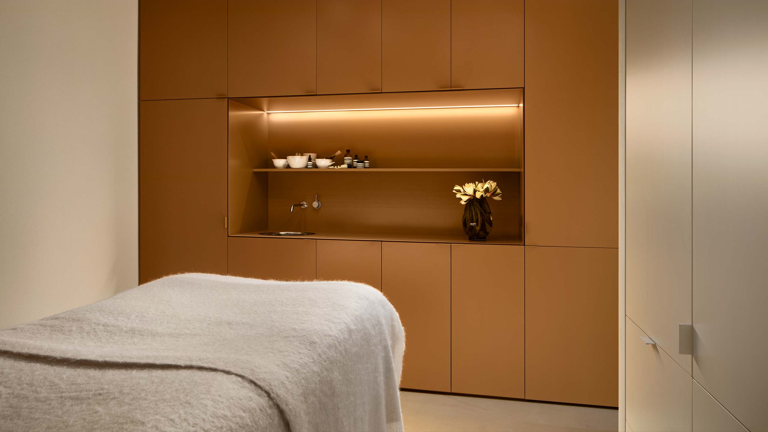 Aesop South Yarra store facial treatment room interior