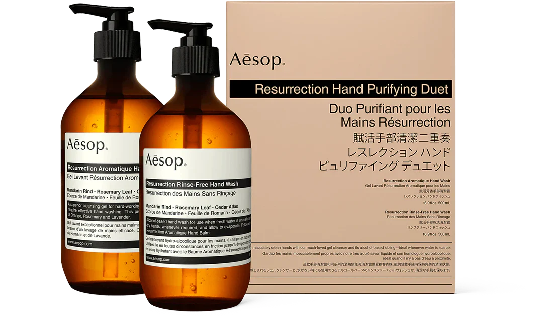 Aesop Resurrection Hand Purifying Duet | Aesop SG Aesop Resurrection Hand Purifying Duet | Aesop SG