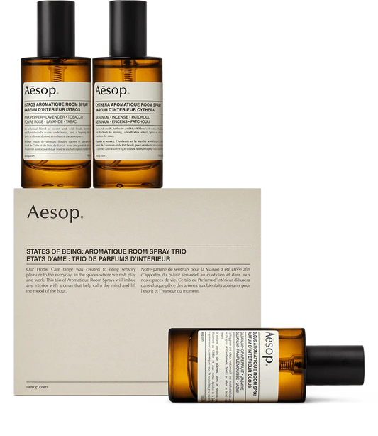 States of Being: Aromatique Room Spray Trio