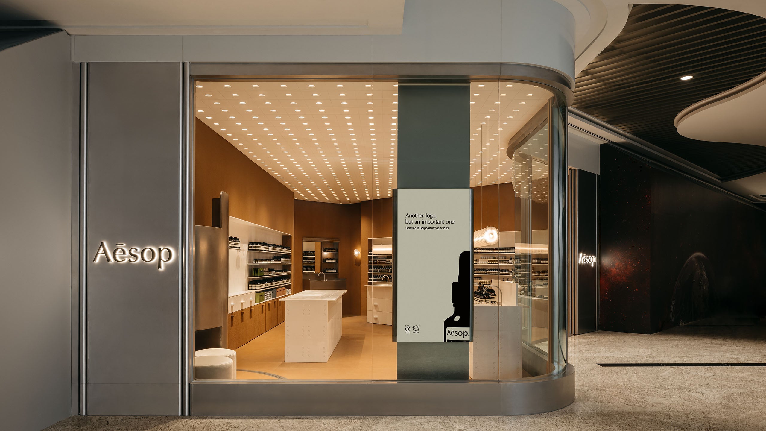 Aesop Raffles City II store façade